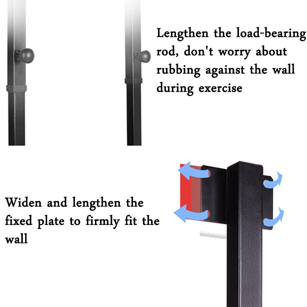 Amazon.co.jp: 懸垂バー 壁掛け、屋内調節可能なトレーニング